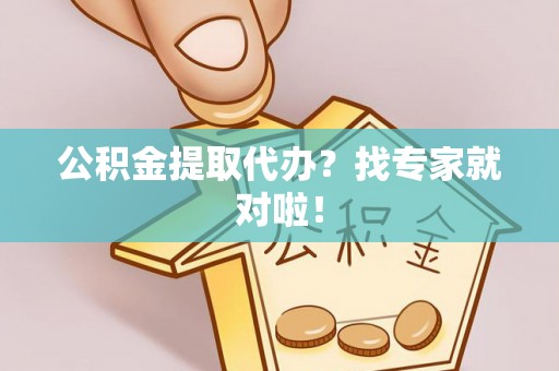 朔城公积金提取代办？找专家就对啦！