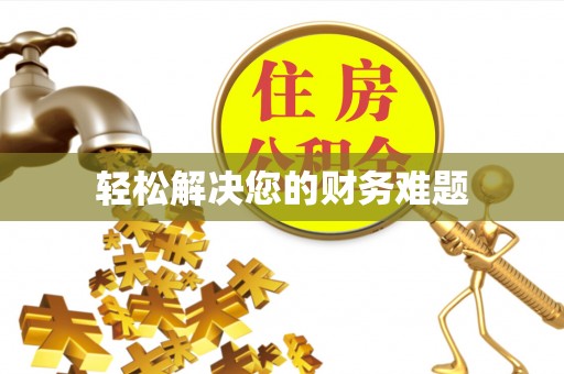 朔城轻松解决您的财务难题